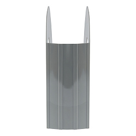 Лоток для бумаг вертикальный СТАММ "Фаворит", серый, ширина 90мм фото Лоток для бумаг вертикальный СТАММ "Фаворит", серый, ширина 90мм