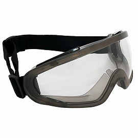 Очки защитные закрытые универсальные Еланпласт прозрачные с прямой/непрямой вентиляцией панорамного типа (очк 601)