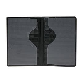 Обложка для паспорта OfficeSpace "Blooming" мягкий полиуретан, малиновая, тиснение золотом