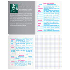 Тетрадь предметная 48л. BG "Угадай кто" - Биология, матовая ламинация, выб. лак