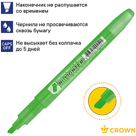 Набор текстовыделителей Crown Multi Hi-Lighter (толщина линии 1-4 мм, 4 цвета) фото Набор текстовыделителей Crown Multi Hi-Lighter (толщина линии 1-4 мм, 4 цвета)