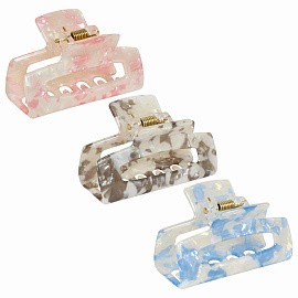 Краб для волос 6 см, АССОРТИ, MONTE VITA (МОНТЕ ВИТА), 457023