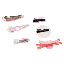 Заколки для волос MESHU, нежно-розовые, 6шт., европодвес