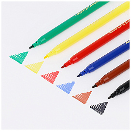 Фломастеры Мульти-Пульти "Енот во Франции", 06цв., смываемые, картон, европодвес фото Фломастеры Мульти-Пульти "Енот во Франции", 06цв., смываемые, картон, европодвес