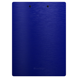 Планшет с зажимом Berlingo "Steel&Style" А4, пластик (полифом), синий фото Планшет с зажимом Berlingo "Steel&Style" А4, пластик (полифом), синий