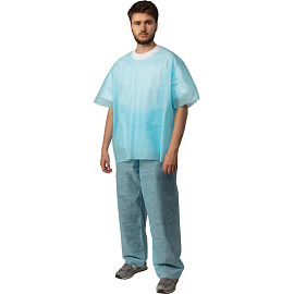 Костюм одноразовый хирургический Гекса нестерильный размер 56-58 (рубашка, брюки) фото Костюм одноразовый хирургический Гекса нестерильный размер 56-58 (рубашка, брюки)