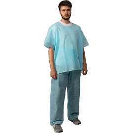 Костюм одноразовый хирургический Гекса нестерильный размер 56-58 (рубашка, брюки) фото Костюм одноразовый хирургический Гекса нестерильный размер 56-58 (рубашка, брюки)