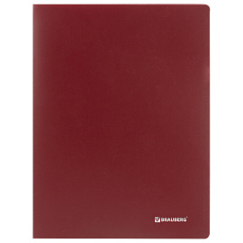 Папка 30 вкладышей BRAUBERG "Office", красная, 0,5 мм, 222630 фото Папка 30 вкладышей BRAUBERG "Office", красная, 0,5 мм, 222630