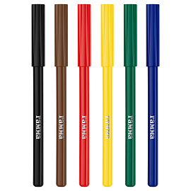 Фломастеры Гамма "Мультики", 06цв., смываемые, картон. упак., европодвес фото Фломастеры Гамма "Мультики", 06цв., смываемые, картон. упак., европодвес