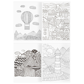 Раскраска А4, 16 стр., ТРИ СОВЫ "Антистресс. Вокруг света