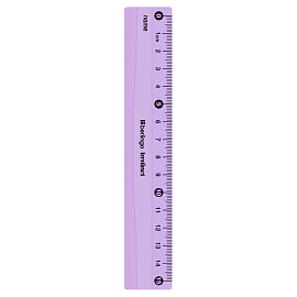 Линейка 15см Berlingo "Instinct", пластиковая, ассорти, европодвес