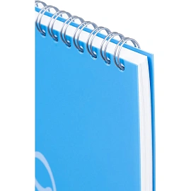 Блокнот Attache Fantasy А5 80 листов голубой в клетку на спирали (147х215 мм)