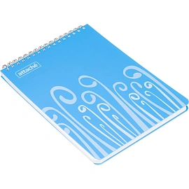Блокнот Attache Fantasy А5 80 листов голубой в клетку на спирали (147х215 мм)