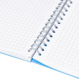Блокнот Attache Fantasy А5 80 листов голубой в клетку на спирали (147х215 мм)