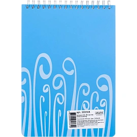Блокнот Attache Fantasy А5 80 листов голубой в клетку на спирали (147х215 мм)