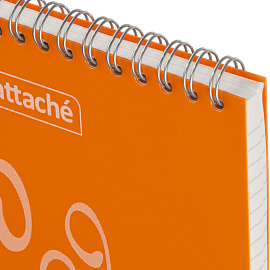 Блокнот Attache Fantasy А6 80 листов оранжевый в клетку на спирали (105х165 мм)