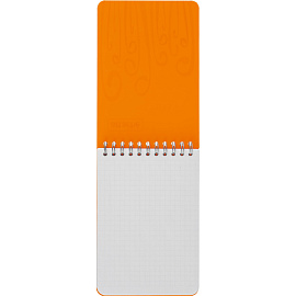 Блокнот Attache Fantasy А6 80 листов оранжевый в клетку на спирали (105х165 мм)