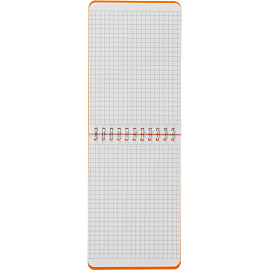 Блокнот Attache Fantasy А6 80 листов оранжевый в клетку на спирали (105х165 мм)