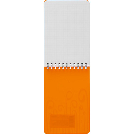 Блокнот Attache Fantasy А6 80 листов оранжевый в клетку на спирали (105х165 мм)