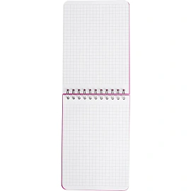 Блокнот Attache Fantasy А6 80 листов розовый в клетку на спирали (105х165 мм)