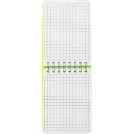 Блокнот Attache Fantasy А7 80 листов салатовый в клетку на спирали (75х120 мм)