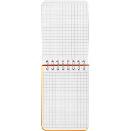 Блокнот Attache Fantasy А7 80 листов оранжевый в клетку на спирали (75х120 мм)