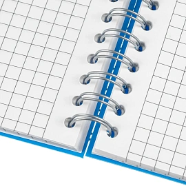 Блокнот Attache Fantasy А7 80 листов голубой в клетку на спирали (75х120 мм)