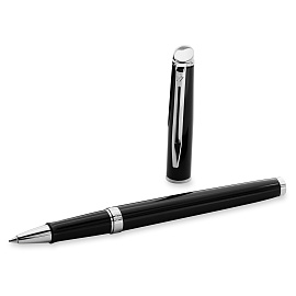 Ручка-роллер Waterman "Hemisphere Black PT" черная, 0,8мм, подарочная упаковка