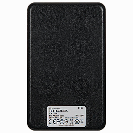 Внешний жесткий диск HDD (накопитель) Transcend StoreJet 25A3K 1 ТБ USB 3.0 (TS1TSJ25A3K)