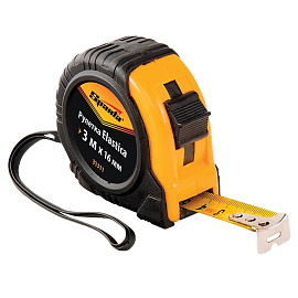 Рулетка Sparta Elastica 3м x 16мм с фиксатором (31311)