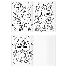 Раскраска А4, 8 стр., ТРИ СОВЫ "Вкусная раскраска