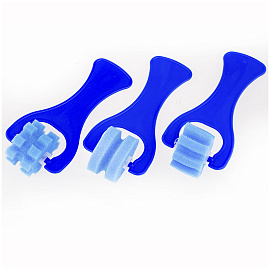 Валики для рисования JOVI (Испания), набор 3 шт., фигурные, ширина 2,5 см, европодвес, 812