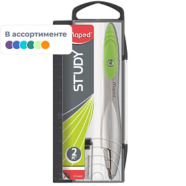 Готовальня Maped Study (корпус серебристый, 119450)