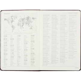 Ежедневник недатированный Bruno Visconti Megapolis искусственная кожа А5 160 листов коричневый, 3-281/03