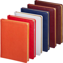 Ежедневник недатированный Attache Sidney Nebraska искусственная кожа А5 136 листов бордовый (золотистый обрез)