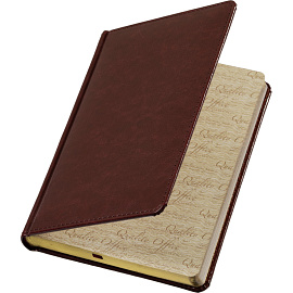 Ежедневник недатированный Attache Sidney Nebraska искусственная кожа А5 136 листов бордовый (золотистый обрез)