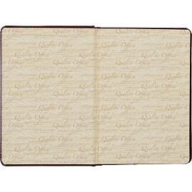 Ежедневник недатированный Attache Sidney Nebraska искусственная кожа А5 136 листов бордовый (золотистый обрез)