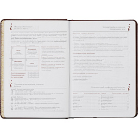 Ежедневник недатированный Attache Sidney Nebraska искусственная кожа А5 136 листов бордовый (золотистый обрез)