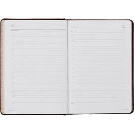 Ежедневник недатированный Attache Sidney Nebraska искусственная кожа А5 136 листов бордовый (золотистый обрез)