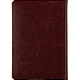 Ежедневник недатированный Attache Sidney Nebraska искусственная кожа А5 136 листов бордовый (золотистый обрез)