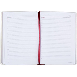 Ежедневник недатированный Attache Sidney Nebraska искусственная кожа А5 136 листов белый (золотистый обрез)