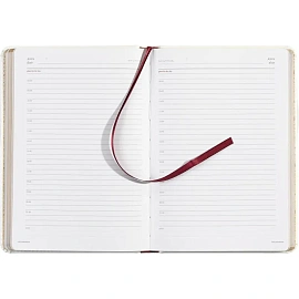 Ежедневник недатированный Attache Sidney Nebraska искусственная кожа А5 136 листов белый (золотистый обрез)