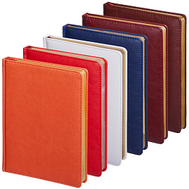 Ежедневник недатированный Attache Sidney Nebraska искусственная кожа А5 136 листов белый (золотистый обрез)