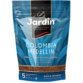 Кофе растворимый сублимированный Jardin Colombia Medellin 150 г (пакет)