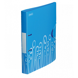 Папка на 2-х кольцах Attache Fantasy 35 мм голубая до 300 листов (пластик 0.6 мм)
