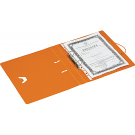 Папка на 2-х кольцах Attache Fantasy 35 мм оранжевая до 300 листов (пластик 0.6 мм)