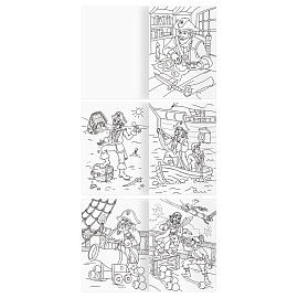 Раскраска А4, 16 стр., ТРИ СОВЫ "Для мальчиков