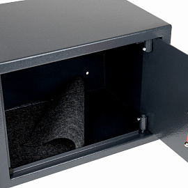 Сейф мебельный DASWERK SC-250KL (250х350х250 мм), ключевой замок, графит, 291342