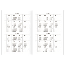 Ежедневник недатированный, А5, 160л., бумвинил, BG, зеленый