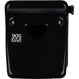 Дырокол Sax 506 до 40 листов черный с линейкой